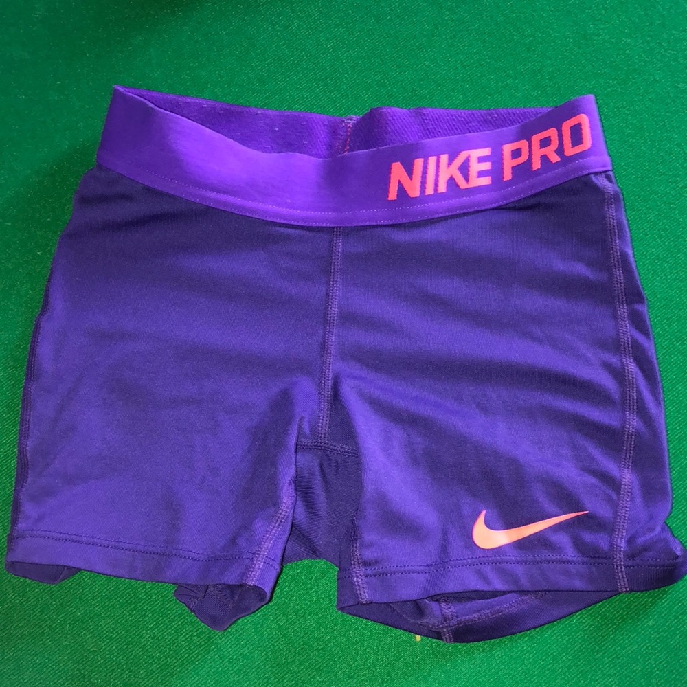 purple nike pros